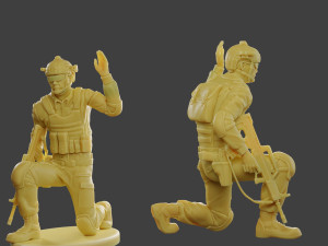 china actual special forces pap 0016 3D 프린트 모델