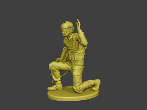 china actual special forces pap 0016 3D 프린트 모델