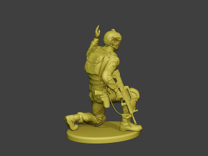 china actual special forces pap 0016 3D 프린트 모델