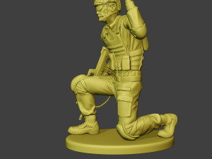 china actual special forces pap 0016 3D 프린트 모델