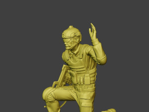 china actual special forces pap 0016 3D 프린트 모델