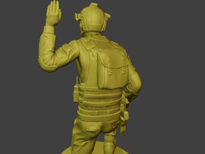 china actual special forces pap 0016 3D 프린트 모델