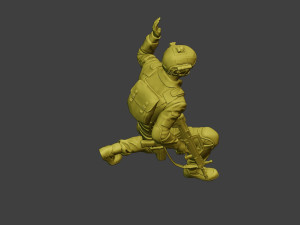 china actual special forces pap 0016 3D 프린트 모델