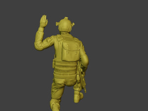 china actual special forces pap 0016 3D 프린트 모델