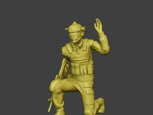 china actual special forces pap 0016 3D 프린트 모델