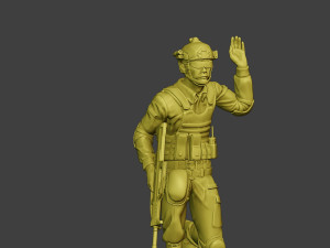 china actual special forces pap 0016 3D 프린트 모델