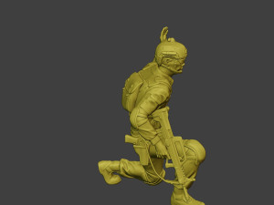 china actual special forces pap 0016 3D 프린트 모델