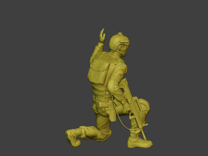 china actual special forces pap 0016 3D 프린트 모델