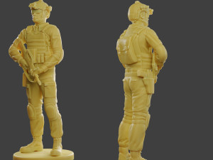china actual special forces pap 0018 3D Print Model