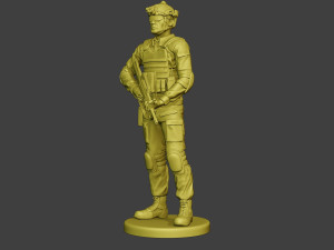 china actual special forces pap 0018 3D Print Model