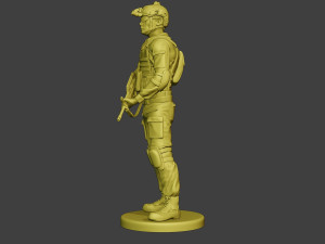 china actual special forces pap 0018 3D Print Model