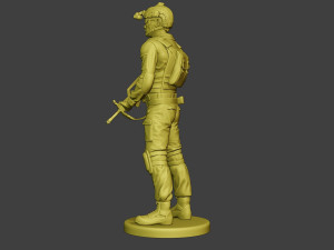 china actual special forces pap 0018 3D Print Model