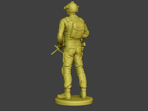 china actual special forces pap 0018 3D Print Model