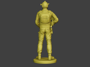 china actual special forces pap 0018 3D Print Model