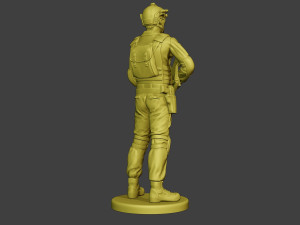 china actual special forces pap 0018 3D Print Model