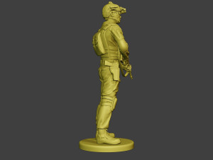 china actual special forces pap 0018 3D Print Model