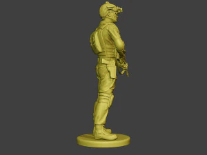 china actual special forces pap 0018 3D Print Model