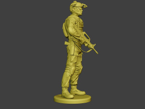 china actual special forces pap 0018 3D Print Model