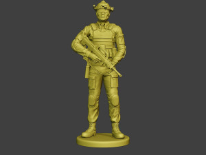 china actual special forces pap 0018 3D Print Model