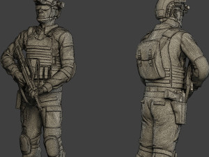 china actual special forces pap 0018 3D Print Model