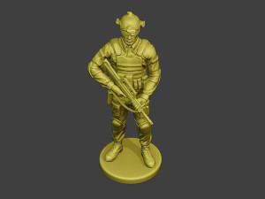 china actual special forces pap 0018 3D Print Model