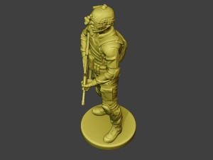 china actual special forces pap 0018 3D Print Model