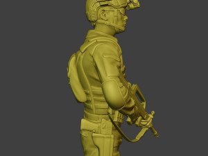 china actual special forces pap 0018 3D Print Model