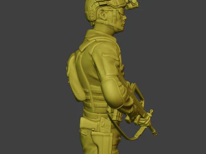 china actual special forces pap 0018 3D Print Model