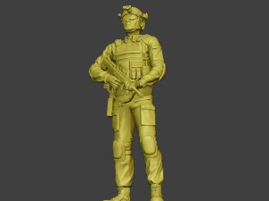 china actual special forces pap 0018 3D Print Model