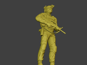 china actual special forces pap 0018 3D Print Model