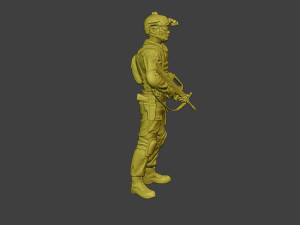 china actual special forces pap 0018 3D Print Model
