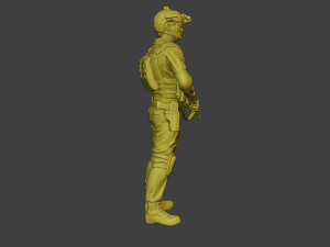 china actual special forces pap 0018 3D Print Model