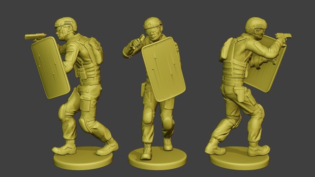 china actual special forces pap 0019 3D प्रिंट मॉडल .c4d .max .obj .3ds .fbx .stl .blend 
