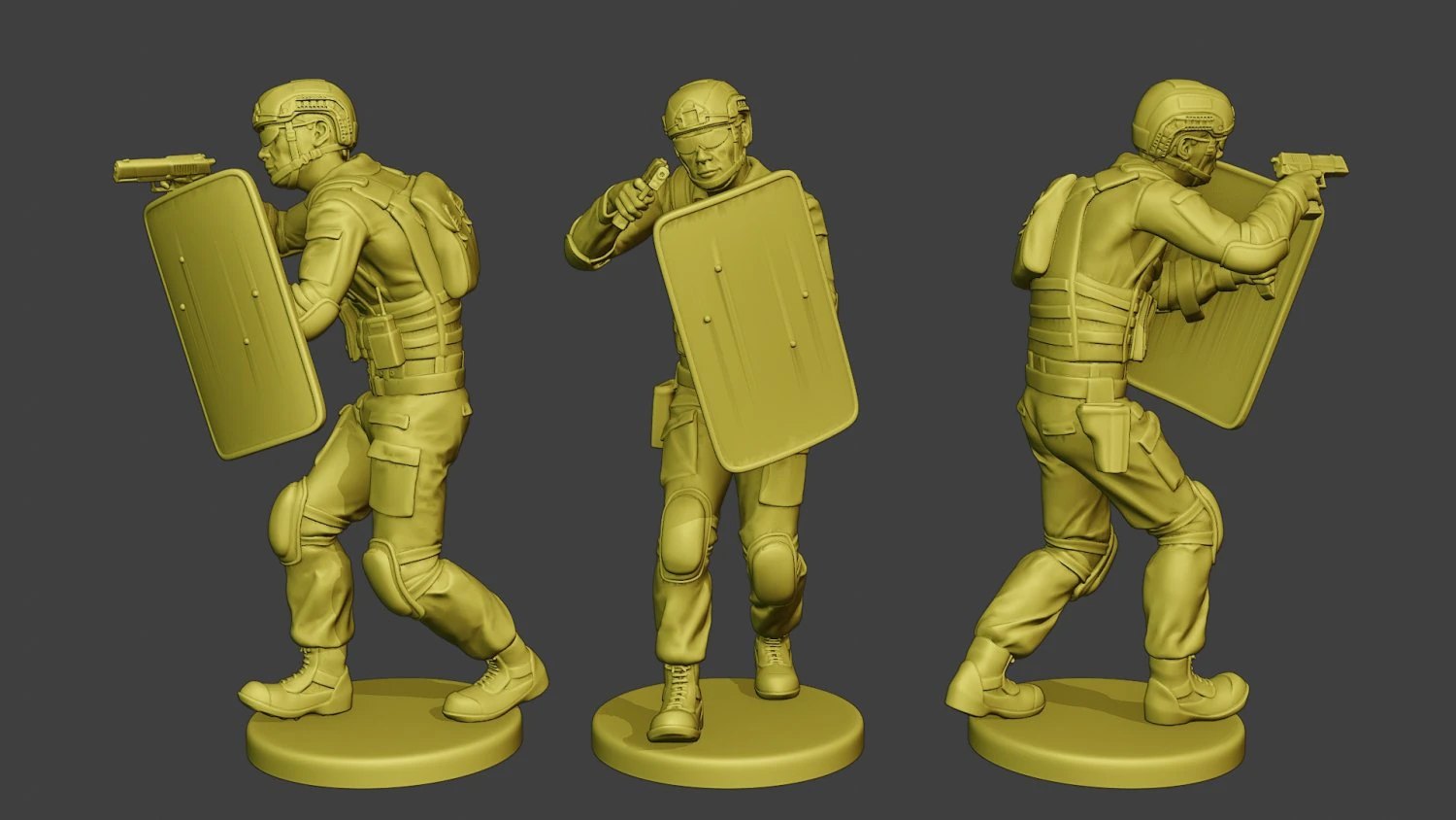 china actual special forces pap 0019 3D Print Model .c4d .max .obj .3ds .fbx .stl .blend 
