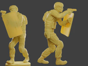 china actual special forces pap 0019 3D Print Model
