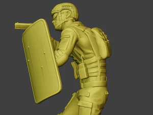 china actual special forces pap 0019 3D Print Model