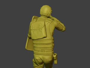 china actual special forces pap 0019 3D Print Model