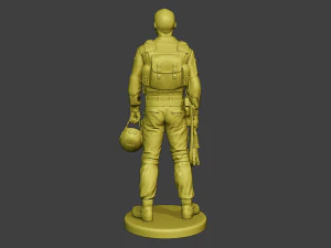 china actual special forces pap 0020 3D Print Model