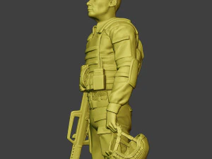 china actual special forces pap 0020 3D Print Model