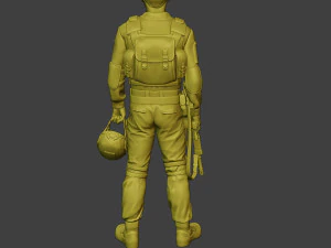 china actual special forces pap 0020 3D Print Model