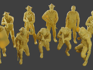 china actual special forces pap pack2 3Dプリントモデル