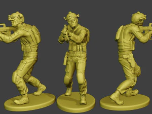 china actual special forces pap pack2 3D Print Model