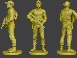 china actual special forces pap pack2 3D Print Model
