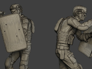 china actual special forces pap pack2 3Dプリントモデル