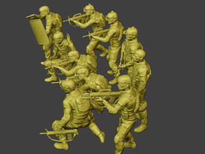 china actual special forces pap pack2 3Dプリントモデル