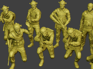 china actual special forces pap pack2 3Dプリントモデル