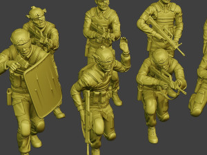 china actual special forces pap pack2 3Dプリントモデル