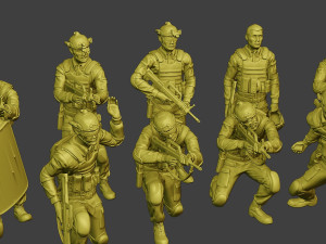 china actual special forces pap pack2 3Dプリントモデル