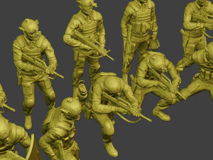 china actual special forces pap pack2 3D Print Model