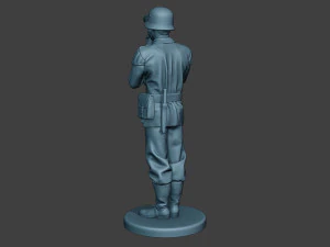 German musician soldier ww2 Stand Baritone horn G8 3D Print Model
